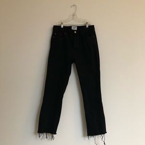 ZARA high waisted, straight leg jeans